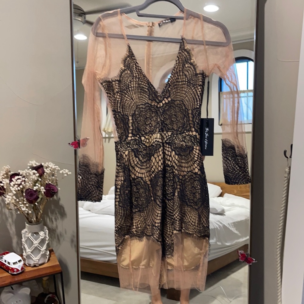 black body con dress